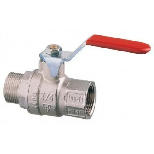 Picture of Full Bore Ball Valve Brass F-F 3-4" Pn40