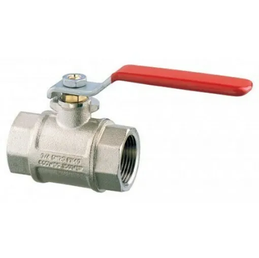 Picture of Full Bore Brass Ball Valve Ff 1" Pn40