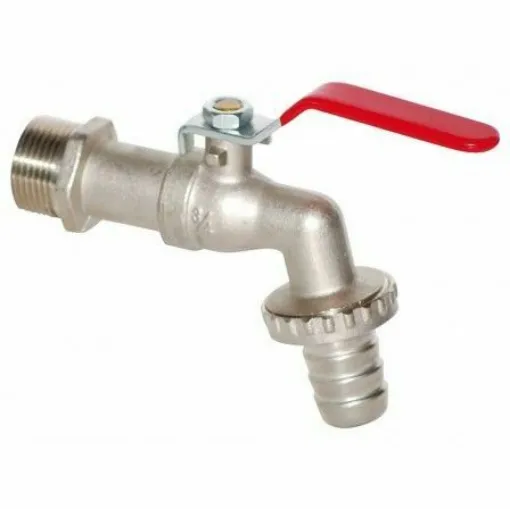 Picture of Ball Valve P-Rubber Brass 1/2"