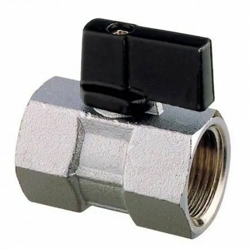 Picture of Mini Brass Ball Valve Ff 1/2"