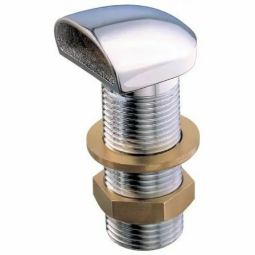 Picture of 1" Chrome-Plated Brass Weatherhood