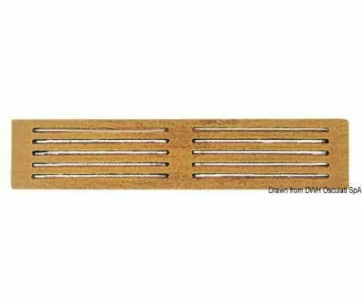 Picture of For refrigerators, ventilation ducts, compartments, etc. - Teak protection strip 125x125 mm - 71.396.70 - Arc