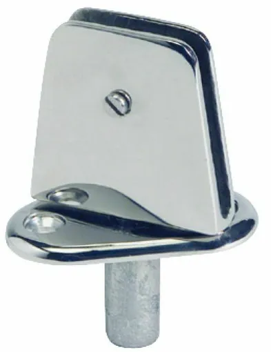 Picture of Made of AISI 316 stainless steel, microcast and mirror polished. This device is designed to create flexible arches in fiberglass or wood to support boat covers.