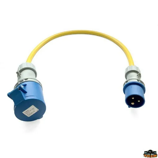 Picture of Extension Adapter. Waterproof Dock Socket 32A To Plug 16A