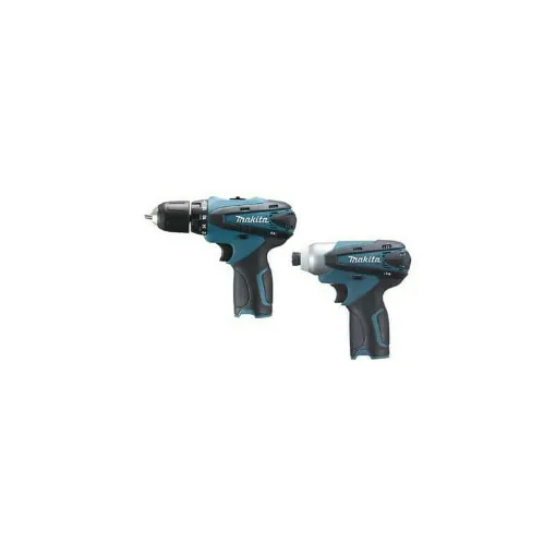 Picture of Set of 2 machines Makita LCT204J - screwdriver Drill - Impact Driver 10.8V 1.3Ah Li-Ion