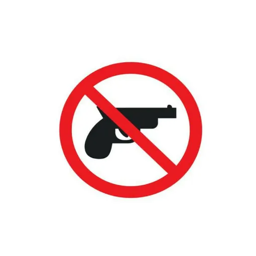 Picture of plasticized polymer adhesive UV prohibited firearm