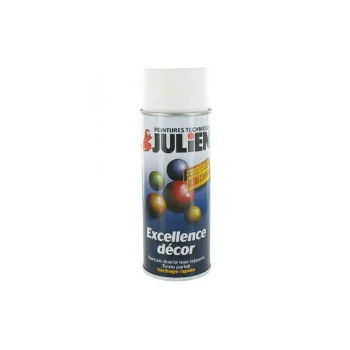 Picture of matt white Ral 9010 400ml aerosol paint Julien