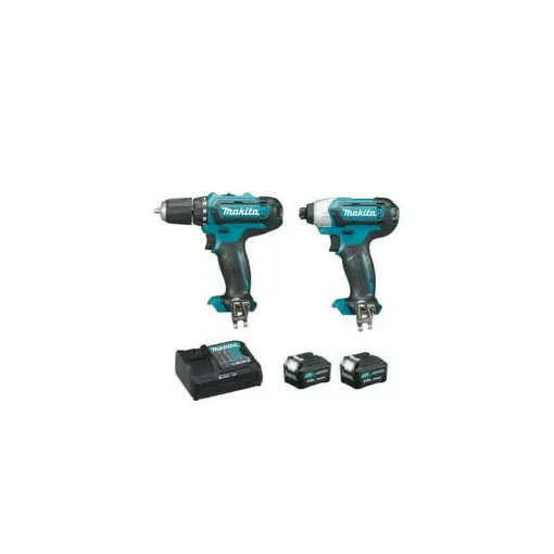 Picture of Set of 2 machines Makita CLX201SMJ - screwdriver Drill - Impact Driver 18V 4.0Ah Li-Ion