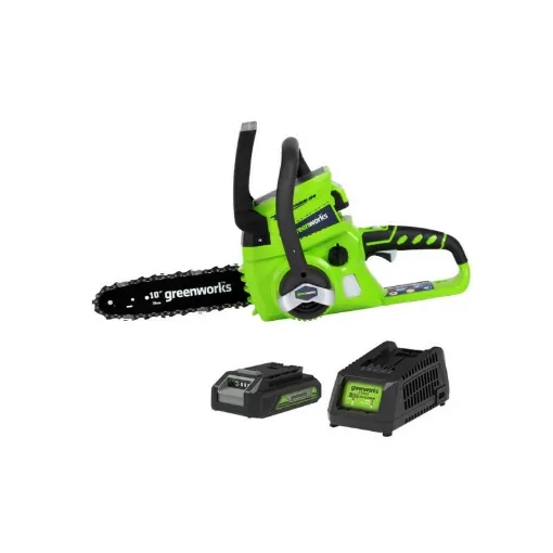 Picture of Chainsaw GREENWORKS 24V - 25 cm - 1 battery 2.0 Ah - 1 charger - G24CS25K2