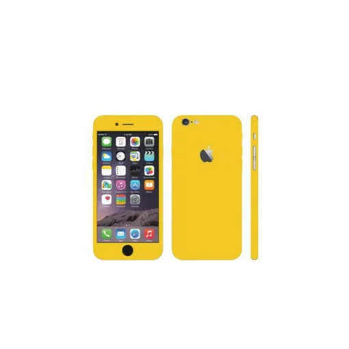 Picture of Stickers iPhone 6 Sticker - 6S bright matte yellow