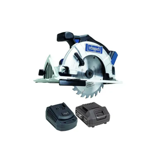 Picture of Pack SCHEPPACH Cordless circular saw 20V CCS165-20ProS - 1 Battery 2.0Ah - 1 Quick charger