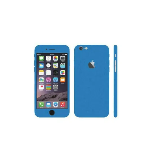 Picture of Stickers sticker iPhone 6 Plus - 6S More Blue metallic matt