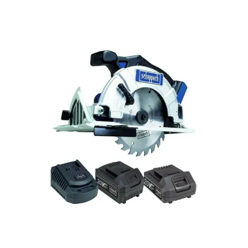 Picture of Pack SCHEPPACH Cordless circular saw 20V CCS165-20ProS - 1 Battery 4.0Ah - 1 Battery 2.0Ah - 1 Quick charger