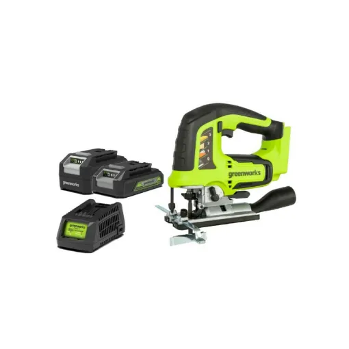 Picture of Jigsaw GREENWORKS 24V Brushless - 1 battery 4.0 - 1 battery 2.0 Ah - 1 charger - GD24JS