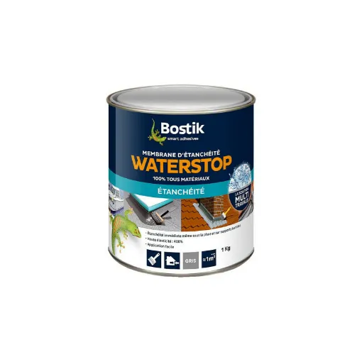 Picture of Bostik WATERSTOP waterproof membrane 1kg - Gray