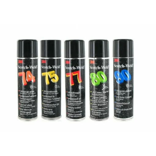 Picture of Pack 5 Glues aerosol 3M Scotch Weld