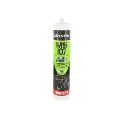 Picture of Bostik sealant MS 108 white securing high performance polymers immediate maintenance