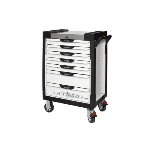 Picture of KS TOOLS Ultimate Servant - White - 7 drawers - 803.0007