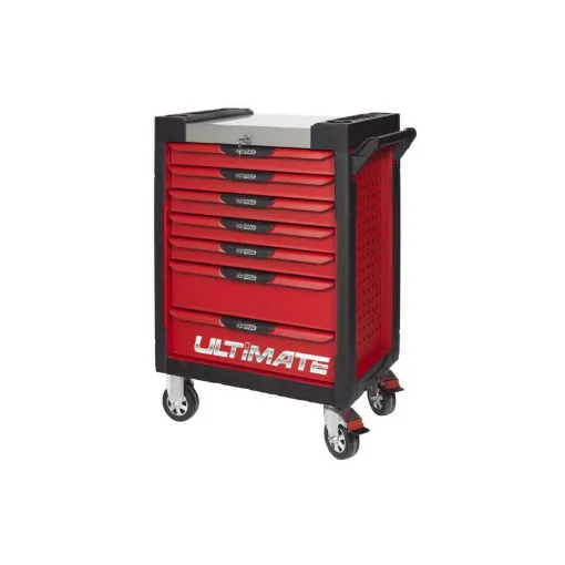 Picture of KS TOOLS Ultimate Servant - Red - 7 drawers - 809.0007