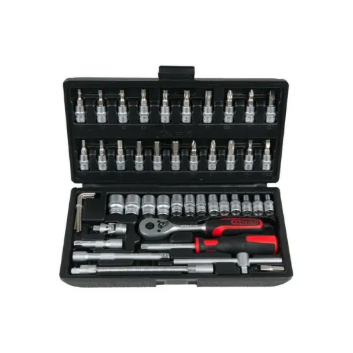 Picture of Socket set F6 KS TOOLS Chromemat - 1/4" - 47 pcs - 917.0648