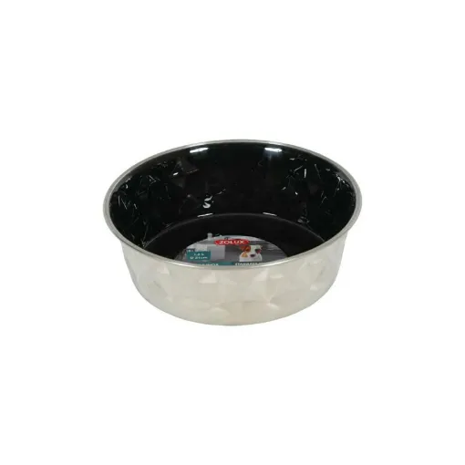 Picture of ZOLUX Stainless Steel Bowl - Diamond - 1,8L - Black - 475536NOI