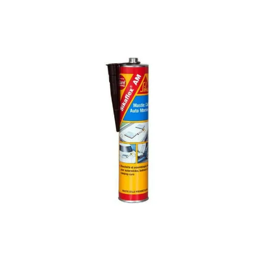 Picture of Special adhesive sealant for car and boat bodywork - SIKA Sikaflex AM - Black - 300ml