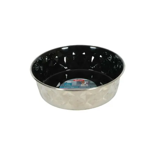 Picture of ZOLUX Stainless Steel Bowl - Diamond - 2,6L - Black - 475537NOI