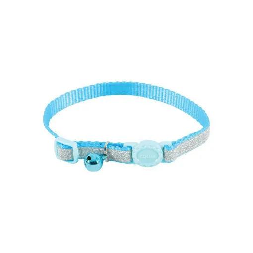 Picture of Cat collar ZOLUX - Blue - Nylon - Adjustable - 520022BLE