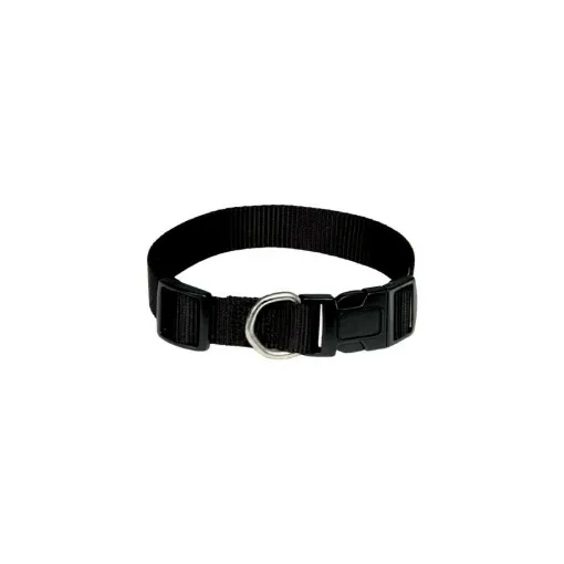 Picture of ZOLUX nylon dog collar - Black - 50/80cm - 463670N