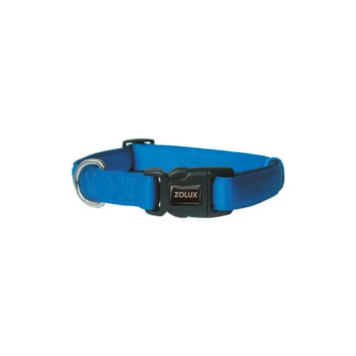 Picture of ZOLUX nylon dog collar - Blue - 50/80cm - 463670BL