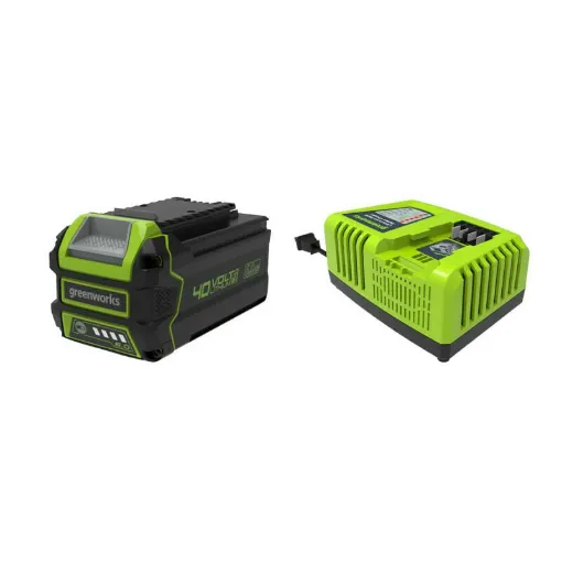 Picture of Pack GREENWORKS 40V - 1 battery 6.0Ah Lithium-ion - 1 Quick Charger