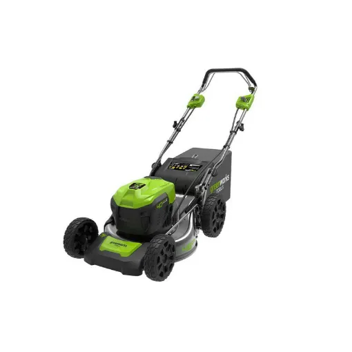 Picture of Towed mower GREENWORKS 40V - 46cm cut - Without battery or charger - GD40LM46SP