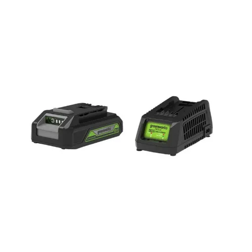 Picture of Pack GREENWORKS 24V - 1 battery 2.0Ah Lithium-ion - 1 Charger