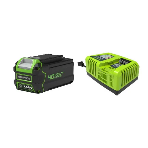 Picture of Pack GREENWORKS 40V - 1 battery 4.0Ah Lithium-ion - 1 Quick Charger