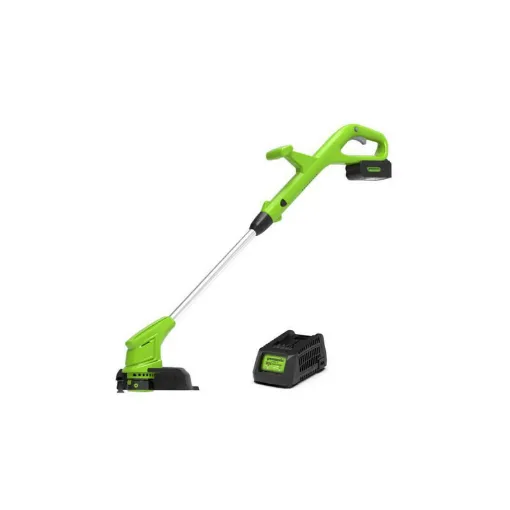 Picture of Edge trimmer 30cm GREENWORKS 24V - 1 battery 2,0 Ah - 1 charger - G24LTK2