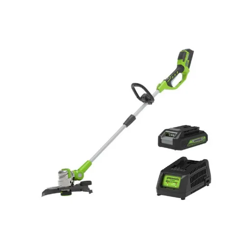 Picture of Edge trimmer 25-30cm GREENWORKS 24V - 1 battery 2.0 Ah - 1 charger - G24LT30MK2