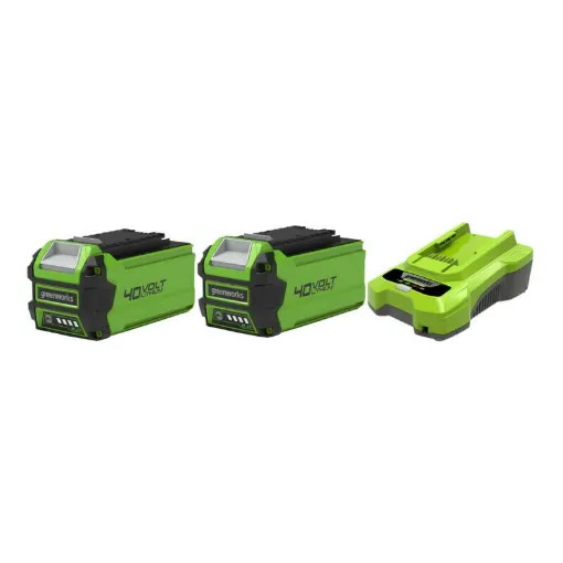 Picture of Pack GREENWORKS 40V - 2 batteries 2,0Ah Lithium-ion - 1 Charger