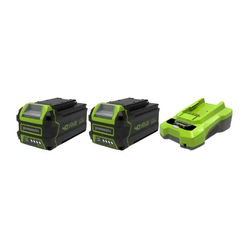 Picture of Pack GREENWORKS 40V - 2 batteries 6,0Ah Lithium-ion - 1 Charger