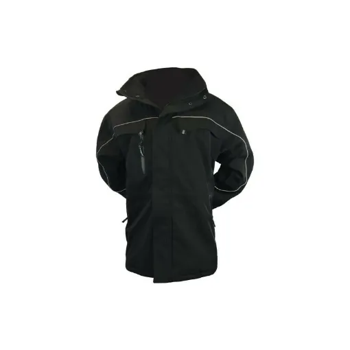 Picture of COVERGUARD Tao black parka - black - Size XL