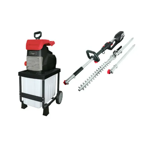 Picture of Pack SCHEPPACH Silent electric shredder - 2800 W - GS50 - Hedge trimmer - 41 cm - 900 W - TPH900