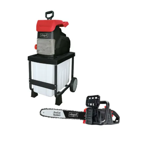 Picture of Pack SCHEPPACH Silent electric shredder - 2800 W - GS50 - ProCut electric chainsaw - 45,5 cm - 2700 W - CSE2700