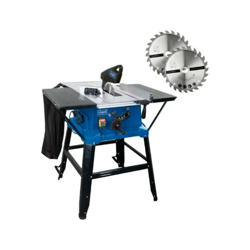 Picture of Circular table saw SCHEPPACH - 254 mm - 2000W - 3 extensions - 1 collection bag - 2 blades - HS250L