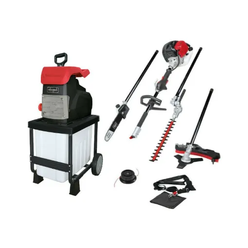 Picture of Pack SCHEPPACH Silent electric shredder - 2800 W - GS50 - Multifunctional tool ProCut 4 in 1 - 1,8 HP - MFH5200-4P