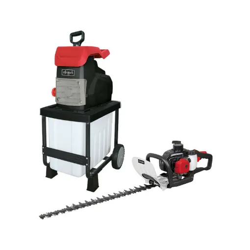 Picture of Pack SCHEPPACH Silent electric shredder - 2800 W - GS50 - Thermal hedge trimmer - 60 cm - 1 HP - HTH250/240P