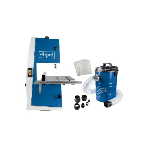 Picture of Pack SCHEPPACH Band saw - 200 mm - 300 W - BASA1 - Workshop vacuum cleaner - 1200 W - 65L - DC100