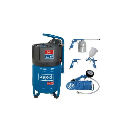 Picture of Pack SCHEPPACH vertical compressor - 24L - 1500W - HC24V - Kit 5 accessories