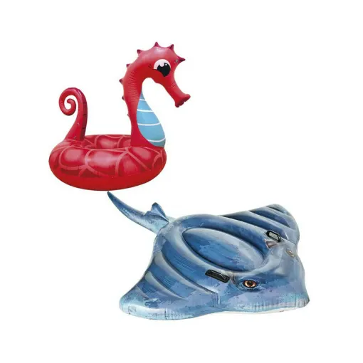 Picture of Inflatable Seahorse Inflatable Buoy Pack 91 cm - Inflatable Beach Mattress Stripe 188x145 cm