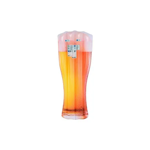 Picture of Inflatable beach mattress beer glass - 180x75 cm