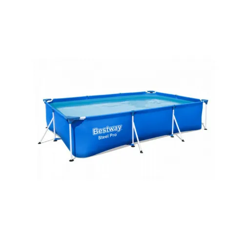 Picture of BESTWAY rectangular tubular pool - 300 x 201 x 66 cm - 3 300 L - Steel Pro - 56404