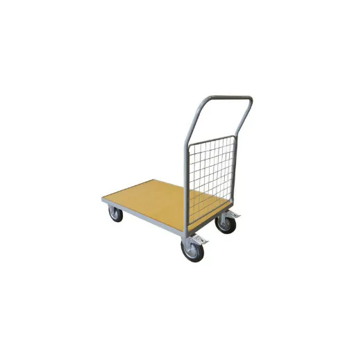 Picture of Trolley 500 kg wooden tray 1 backrest 1200x800 mm